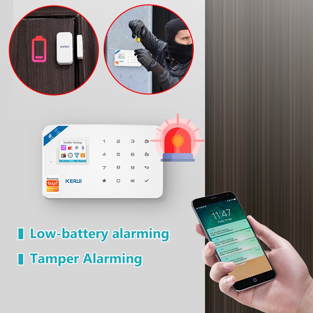KERUI W181 Tuya Smart WIFI GSM - огляд і ціна Home Security Front Door Camera