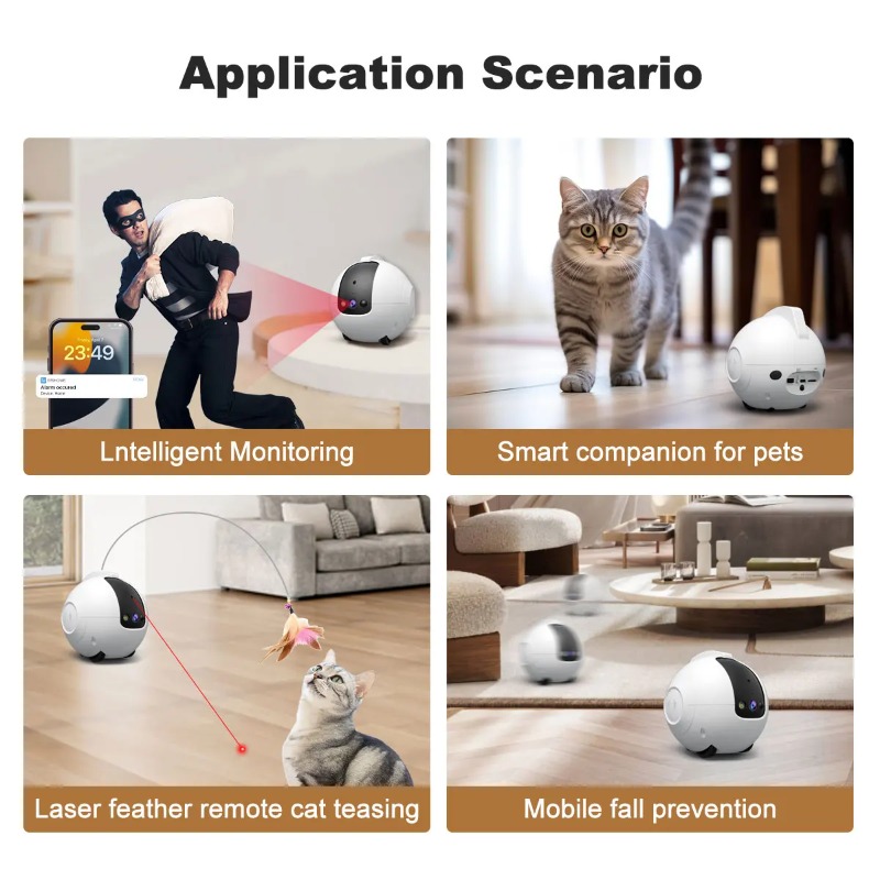 Pet Surveillance Camera 4MP 36 - огляд і ціна Home Security Robot