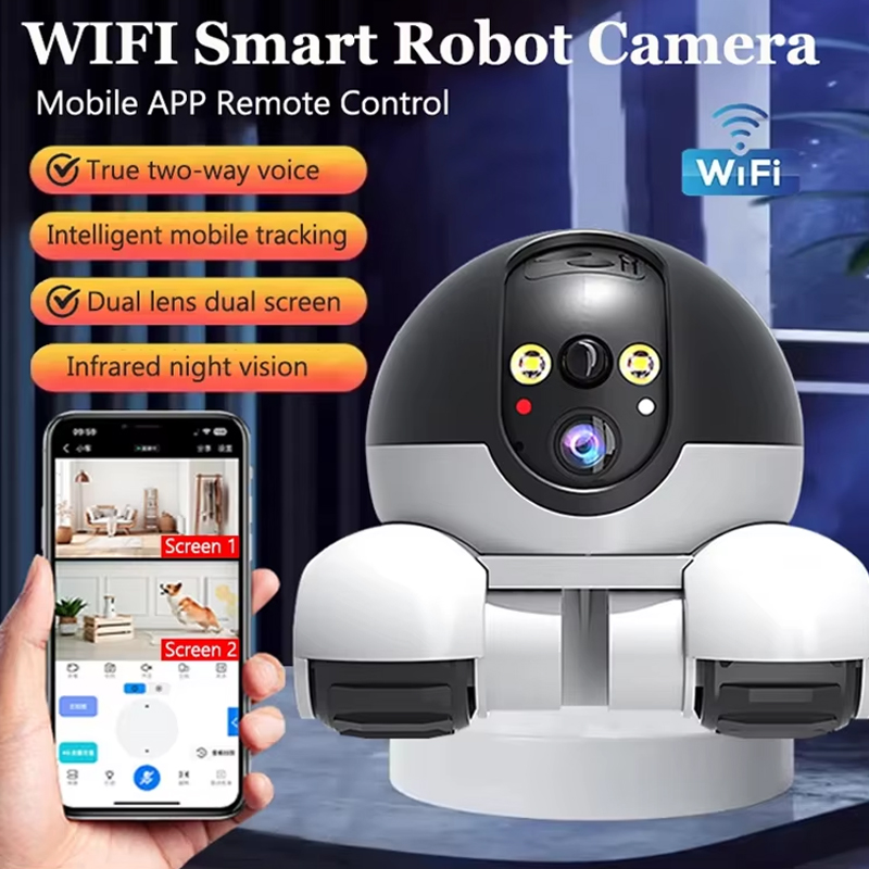 128GB WIFI Robot Camera Dual L - огляд і ціна Home Security Robot