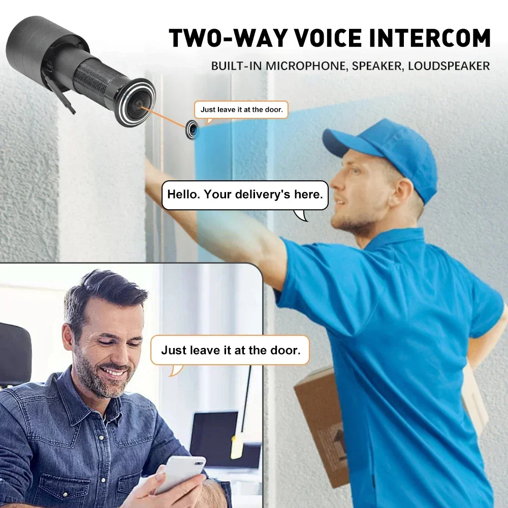 3MP HD 2.4G/5G WiFi Door Viewe - огляд і ціна Home Security Front Door Camera