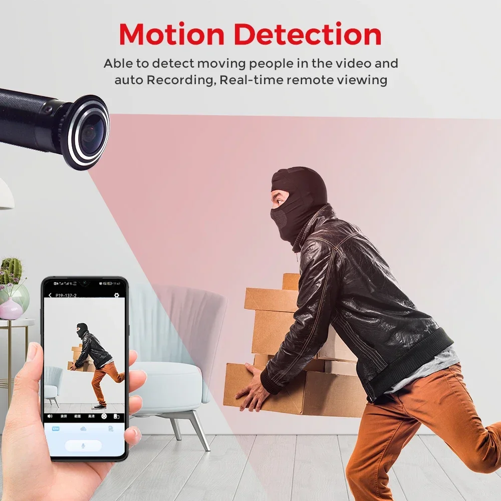 3MP HD 2.4G/5G WiFi Door Viewe - огляд і ціна Home Security Front Door Camera