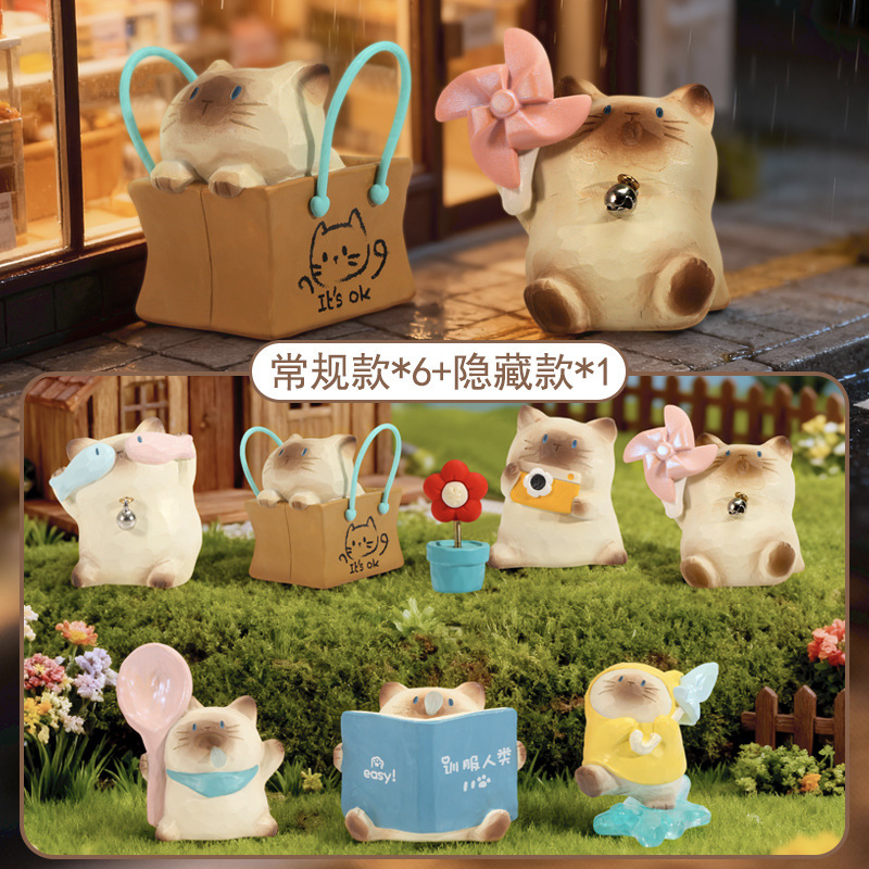 Cute Cat PAI Blind Box Cartoon - огляд і ціна Home Security Box