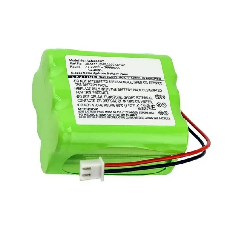 ALM844BT 7.2V 2000mAh Ni-MH Re - огляд і ціна Home Security Battery Replacement