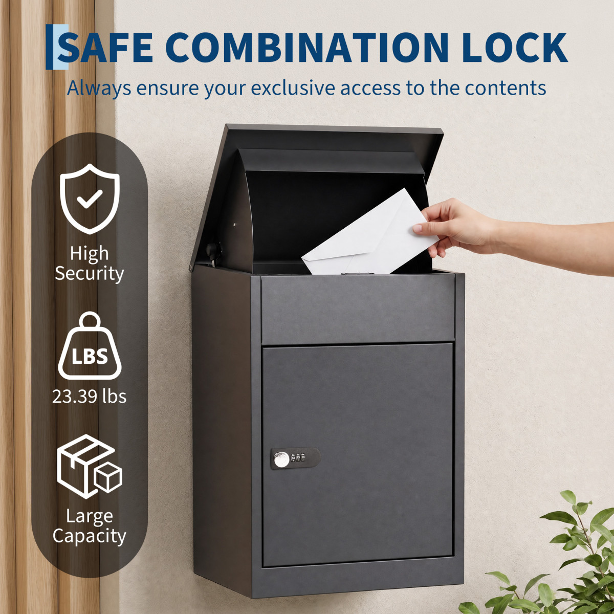 Anti-Theft Lockable Package De - огляд і ціна Home Security Box